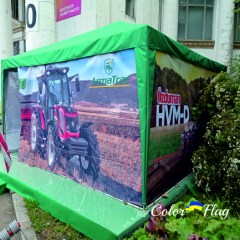 Палатка 4х4м для выставки с рекламными изображениями киев